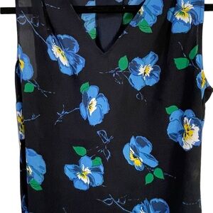 Banana Republic Women's Sleeveless Floral and Animal Print Tops (2), Size XS